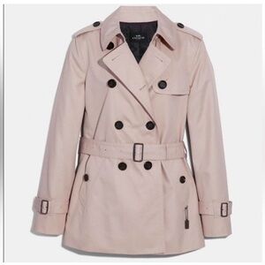Coach | Solid short trench coat | Porcelain | Size S